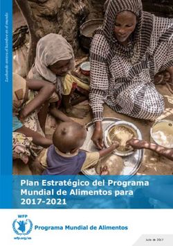 Plan Estratégico del Programa Mundial de Alimentos para 2017-2021 - Julio de 2017 - WFP