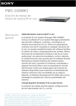 PWS-100NM1 Estaci&oacute;n de trabajo del Gestor de sistema IP en vivo - pro.sony