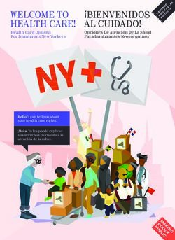 WELCOME TO HEALTH CARE! - Center for Urban Pedagogy