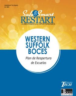 RESTART WESTERN SUFFOLK BOCES - Plan De Reapertura De Escuelas