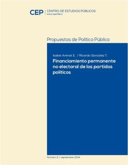 Propuestas de Pol&iacute;tica P&uacute;blica - Financiamiento permanente no electoral de los partidos pol&iacute;ticos