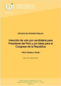 Intenci&oacute;n de voto por candidatos para Presidente del Per&uacute; y por listas para el Congreso de la Rep&uacute;blica