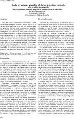 Body on screen: Visuality of dance practices in media