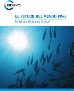 EL FUTURO DEL MUNDO VIVO - Nuestros valores para la acción