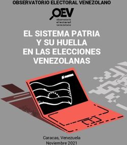 EL SISTEMA PATRIA Y SU HUELLA EN LAS ELECCIONES VENEZOLANAS - OBSERVATORIO ELECTORAL VENEZOLANO