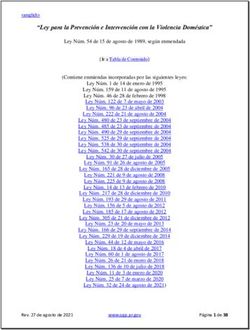 Ley para la Prevención e Intervención con la Violencia Doméstica