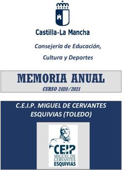 MEMORIA ANUAL C.E.I.P. MIGUEL DE CERVANTES ESQUIVIAS (TOLEDO) - Consejer&iacute;a de Educaci&oacute;n, CEIP Miguel de Cervantes, Esquivias (Toledo)