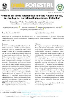 Avifauna del centro forestal tropical Pedro Antonio Pineda, cuenca baja del r&iacute;o Calima (Buenaventura, Colombia) - SciELO Colombia