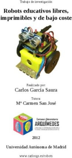 Robots educativos libres, imprimibles y de bajo coste - Carlos García Saura Mª Carmen San José