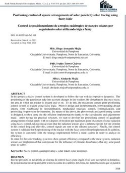 Positioning control of square arrangements of solar panels by solar tracing using fuzzy logic Control de posicionamiento de arreglos cu&aacute;druples de ...
