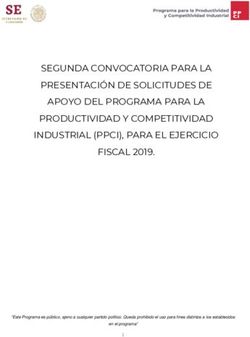 SEGUNDA CONVOCATORIA PARA LA PRESENTACIÓN DE SOLICITUDES DE APOYO DEL PROGRAMA PARA LA PRODUCTIVIDAD Y COMPETITIVIDAD INDUSTRIAL (PPCI), PARA EL ...