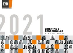 LIBERTAD Y DESARROLLLO - MEMORIA ANUAL