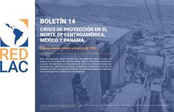 BOLET&Iacute;N 14 CRISIS DE PROTECCI&Oacute;N EN EL NORTE DE CENTROAM&Eacute;RICA, M&Eacute;XICO Y PANAM&Aacute;. Datos claves enero a marzo de 2021 - Boletines REDLAC