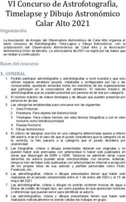 VI Concurso de Astrofotografı a, Timelapse y Dibujo Astrono mico Calar Alto 2021