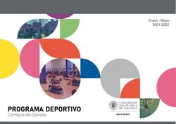 PROGRAMA DEPORTIVO Campus de Gandia - Enero - Mayo 2021-2022 - UPV