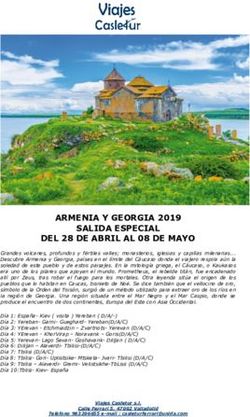 ARMENIA Y GEORGIA 2019 SALIDA ESPECIAL DEL 28 DE ABRIL AL 08 DE MAYO