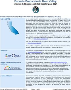 Escuela Preparatoria Deer Valley - Informe de Responsabilidad Escolar para 2021 - Antioch Unified School District