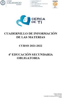 CUADERNILLO DE INFORMACI&Oacute;N DE LAS MATERIAS 4&ordm; EDUCACI&Oacute;N SECUNDARIA OBLIGATORIA - CURSO 2021-2022