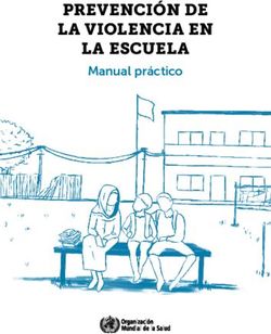 PREVENCIÓN DE LA VIOLENCIA EN LA ESCUELA - Manual práctico - World Health ...