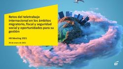 Retos del teletrabajo internacional en los &aacute;mbitos migratorio, fiscal y seguridad social y oportunidades para su gesti&oacute;n