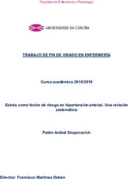 TRABAJO DE FIN DE GRADO EN ENFERMERÍA - Curso académico 2018/2019 Estrés como factor de riesgo en hipertensión arterial. Una revisión sistemática ...
