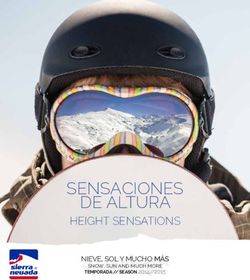 SENSACIONES DE ALTURA - HEIGHT SENSATIONS NIEVE, SOL Y MUCHO M&Aacute;S