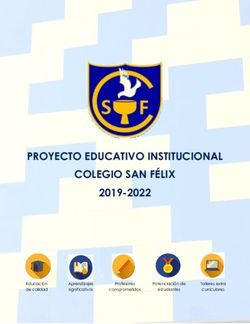 PROYECTO EDUCATIVO INSTITUCIONAL COLEGIO SAN FÉLIX 2019-2022 - Mineduc
