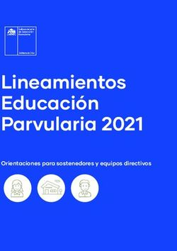 Lineamientos Educación Parvularia 2021 - Orientaciones para sostenedores y equipos directivos