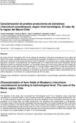 Caracterizaci&oacute;n de predios productores de ar&aacute;ndanos (Vaccinium corymbosum), seg&uacute;n nivel tecnol&oacute;gico. El caso de la regi&oacute;n del Maule-Chile - SciELO