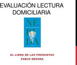 EVALUACI&Oacute;N LECTURA DOMICILIARIA - EL LIBRO DE LAS PREGUNTAS PABLO NERUDA