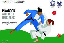 PLAYBOOK ATLETAS Y OFICIALES - TU GUÍA PARA UNOS JUEGOS SEGUROS Y EXITOSOS ABRIL DE 2021 - ASSOCIATION OF SPORT ...