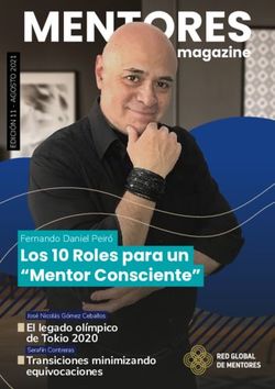 MENTORESmagazine - Los 10 Roles para un "Mentor Consciente" El legado ol&iacute;mpico de Tokio 2020 - RGMentores