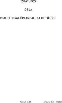 ESTATUTOS DE LA REAL FEDERACIÓN ANDALUZA DE FÚTBOL