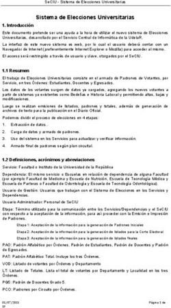 Sistema de Elecciones Universitarias