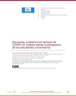 Educación a distancia en tiempos de COVID-19: Análisis desde la perspectiva de los estudiantes universitarios - Redalyc