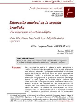 Educación musical en la escuela brasileña - Revista foro de ...