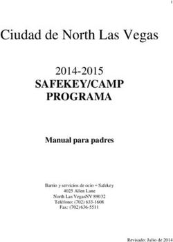 Ciudad de North Las Vegas - SAFEKEY/CAMP PROGRAMA 2014-2015