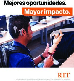 Mayor impacto. Mejores oportunidades - Rochester Institute of Technology