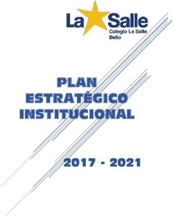 PLAN ESTRATÉGICO INSTITUCIONAL 2017 - 2021 - Colegio La Salle Bello