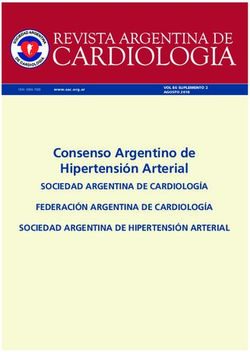 Consenso Argentino de Hipertensión Arterial - SOCIEDAD ARGENTINA DE CARDIOLOGÍA FEDERACIÓN ARGENTINA DE CARDIOLOGÍA SOCIEDAD ARGENTINA DE ...