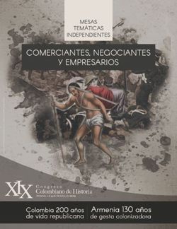 COMERCIANTES, NEGOCIANTES Y EMPRESARIOS - MESAS TEM&Aacute;TICAS INDEPENDIENTES