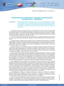 CONSEJERÍA DE INDUSTRIA, TURISMO, INNOVACIÓN, TRANSPORTE Y COMERCIO