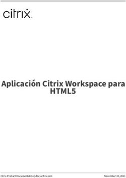 HTML5 Aplicación Citrix Workspace para - Citrix Product Documentation | docs.citrix.com November 30, 2021