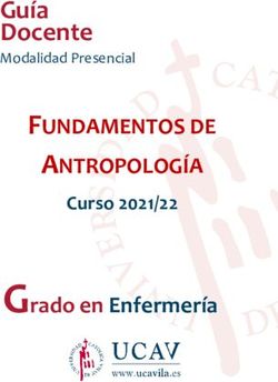 Guía Docente Modalidad Presencial - FUNDAMENTOS DE ANTROPOLOGÍA - UCAV