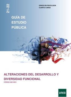 GUÍA DE ESTUDIO PÚBLICA - ALTERACIONES DEL DESARROLLO Y DIVERSIDAD FUNCIONAL - GRADO EN PSICOLOGÍA CUARTO CURSO - Sanz y Torres