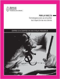 POR LA VUELTA Estrategias para acompa&ntilde;ar las trayectorias escolares - ENTRE DOCENTES DE ESCUELA PRIMARIA