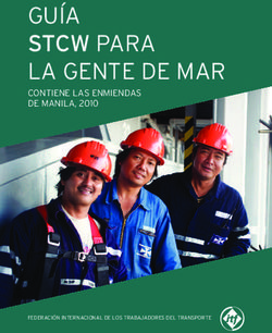 GUÍA STCW PARA LA GENTE DE MAR - CONTIENE LAS ENMIENDAS DE MANILA, 2010