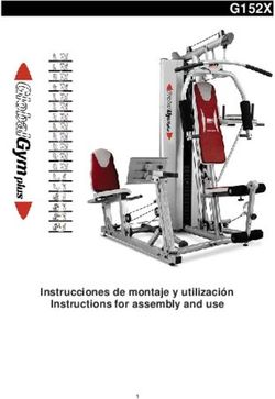 G152X - Instrucciones de montaje y utilizaci&oacute;n Instructions for assembly and use