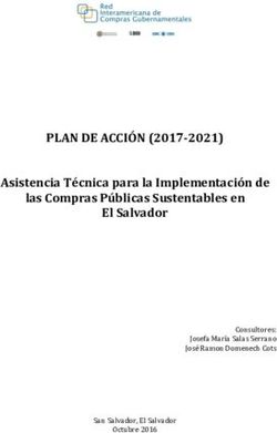 PLAN DE ACCIÓN (2017-2021) - Asistencia Técnica para la Implementación de las Compras Públicas Sustentables en El Salvador Consultores: Josefa ...