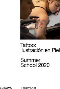 Tattoo: Ilustraci&oacute;n en Piel Summer School 2020 - Elisava